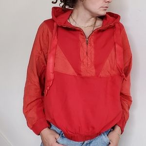 Urban Outfitters Out from Under Sophia Cropped Hoodie - red